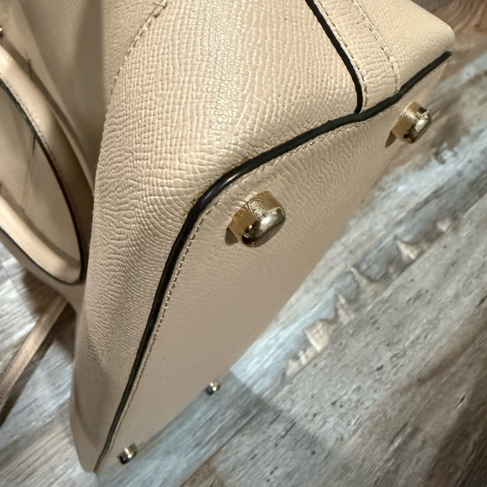 Coach Sierra Pebble Leather Tan Large Satchel - Picture 9 of 16